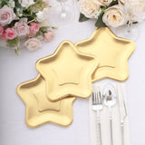 Create an Atmosphere of Celestial Enchantment with Matte Gold Star Shaped Dessert Paper Plates