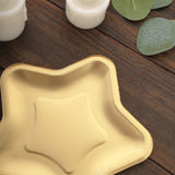 Versatile and Stylish Matte Gold Paper Appetizer Party Plates